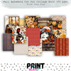 Fall Ephemera Cut Out Collage Book (94 pgs)