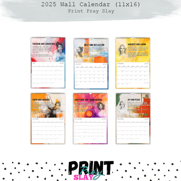 2025 Wall calendars (11x16)